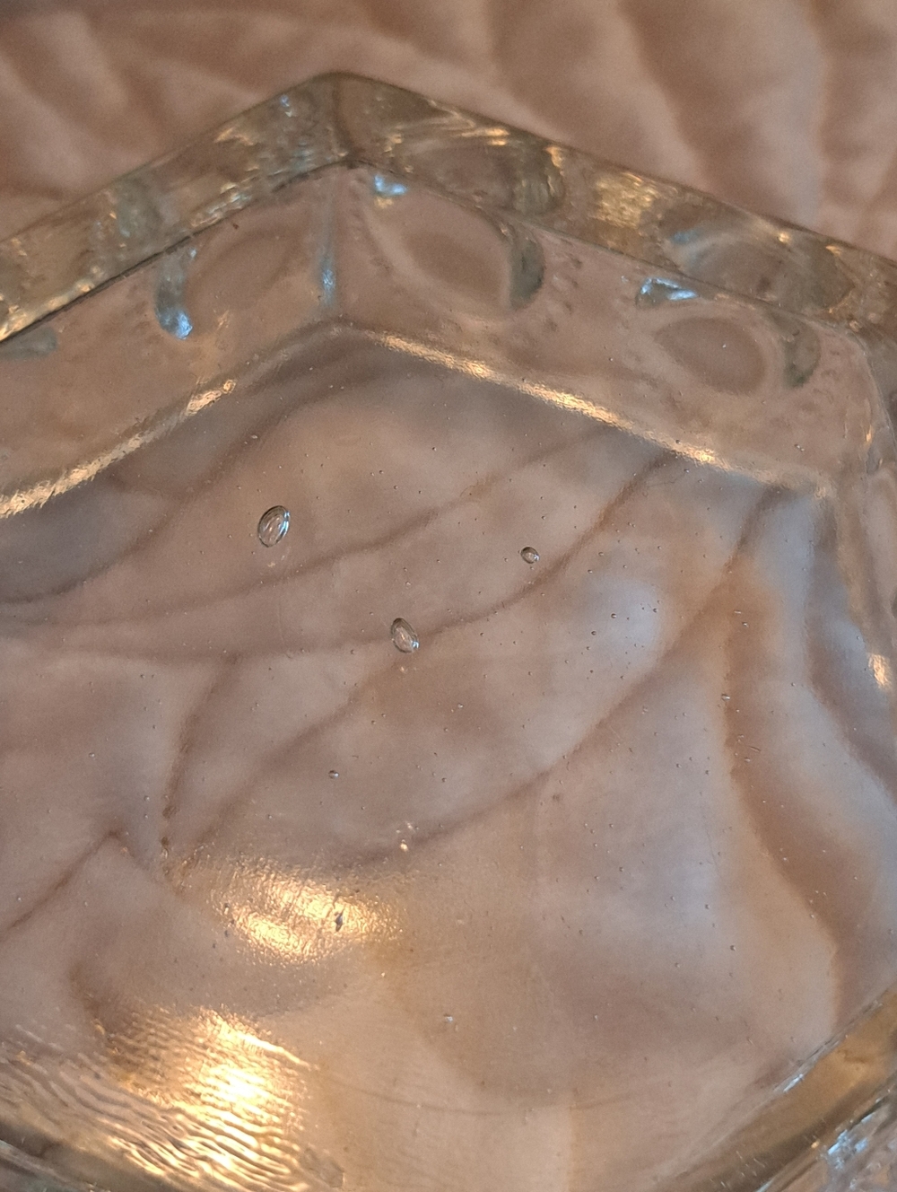 Vintage /Antique 1940's L.E. Smith Victorian Beaded Glass Hexagonal Trinket Box - Picture 6 of 10